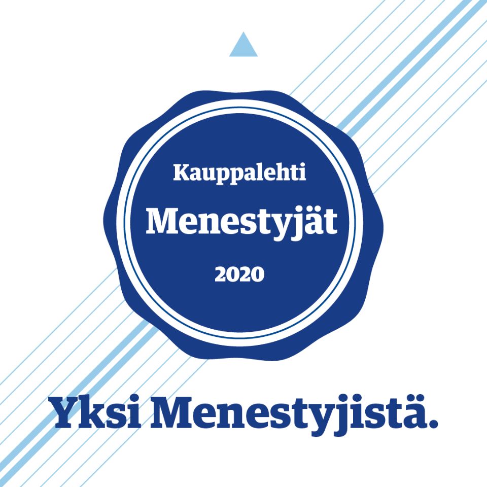 Logo Kauppalehti Menestyjät 2020, Yksi menestyjistä